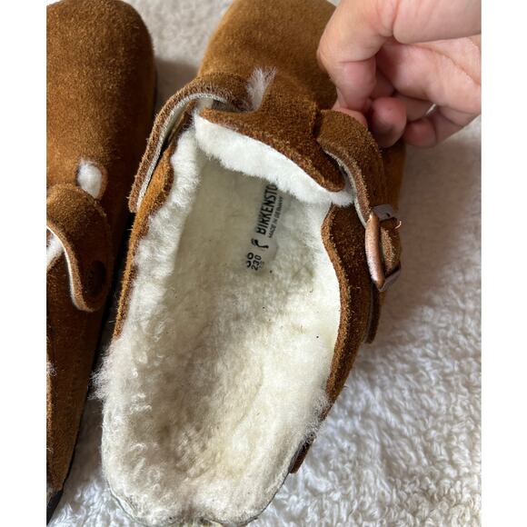 Birkenstock Boston Shearling Clogs Size 36 - Picture 4 of 5